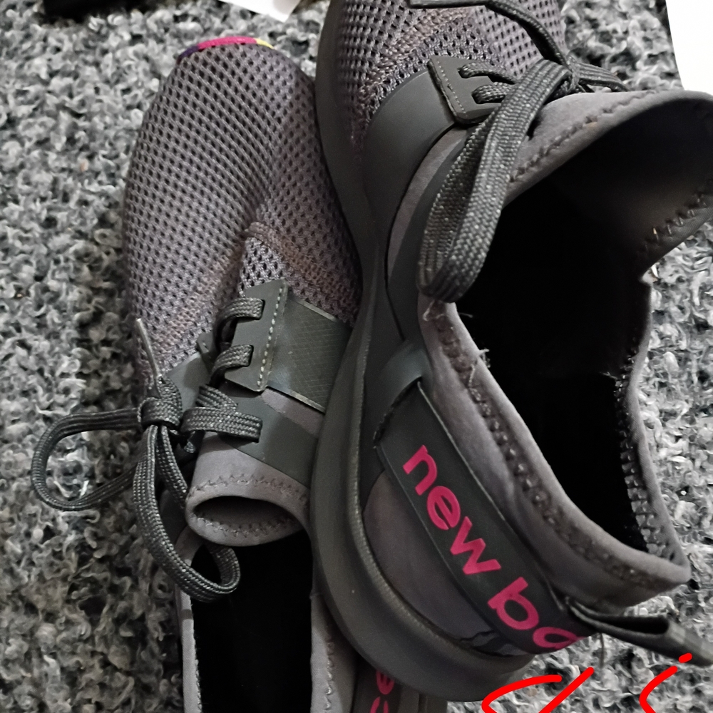 New Balance Women's Gray and Pink Athletic Shoes